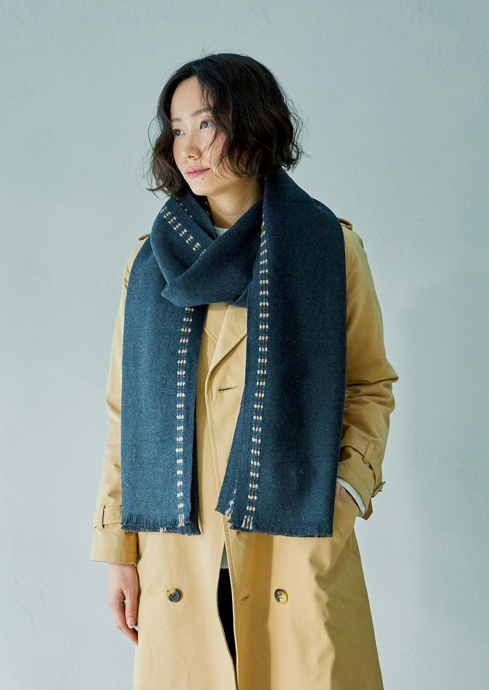 SAANA merino wool stole 70x220cm+fringes – LAPUAN KANKURIT（ラプ