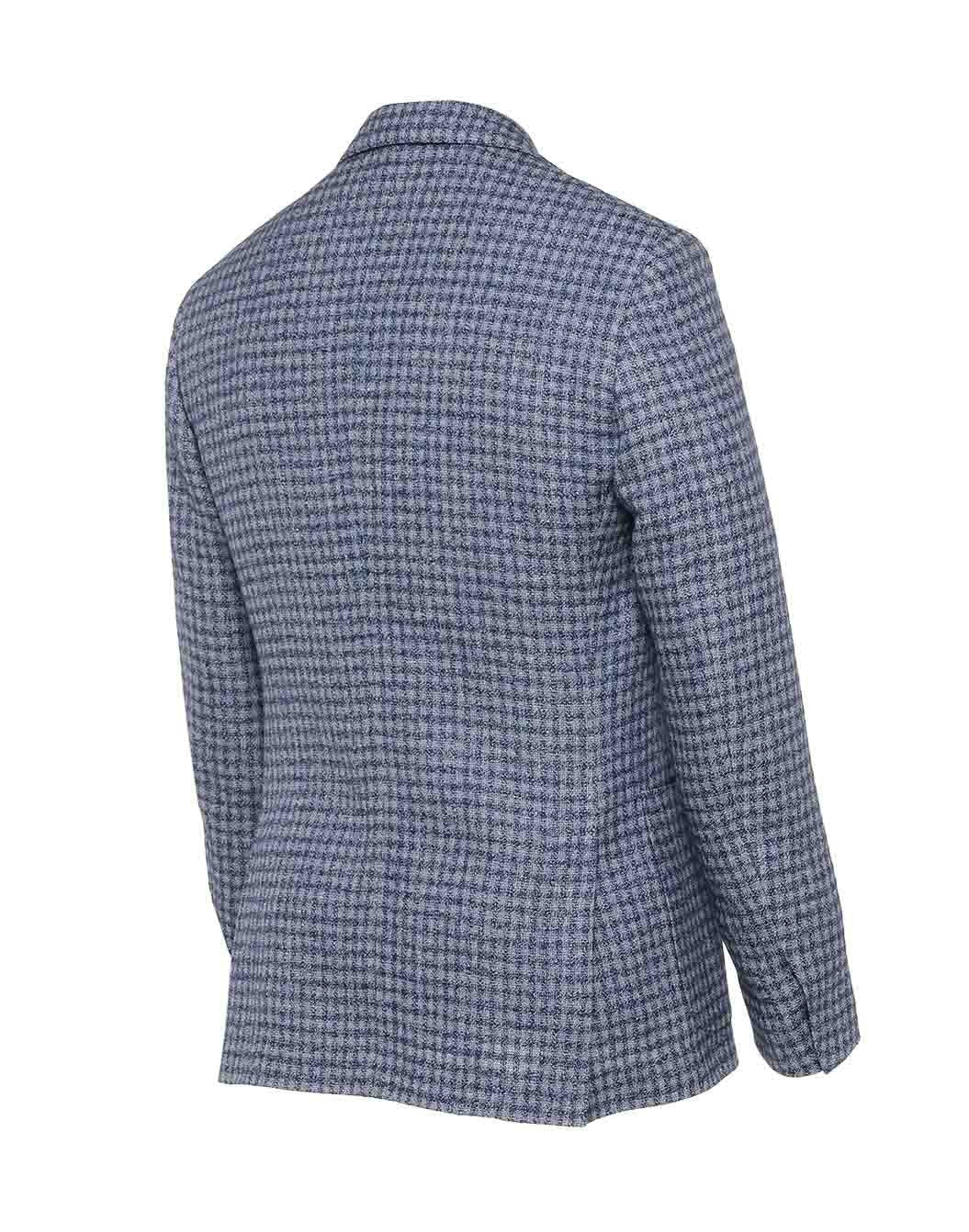 リネンウール マイクロチェックジャケット – LARDINI Online Store
