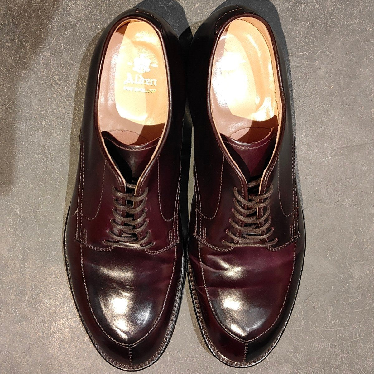 使用数回【ALDEN】オールデン 54321 Vチップ コードバン ダーク