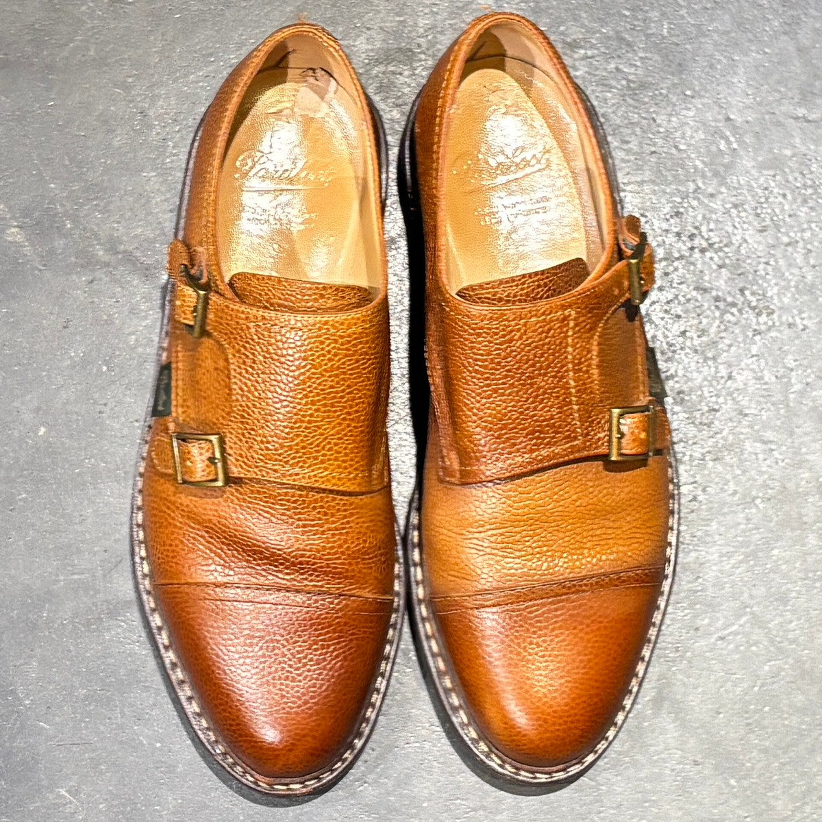 Paraboot】パラブーツ レザーシューズ ウィリアム ダブルモンク