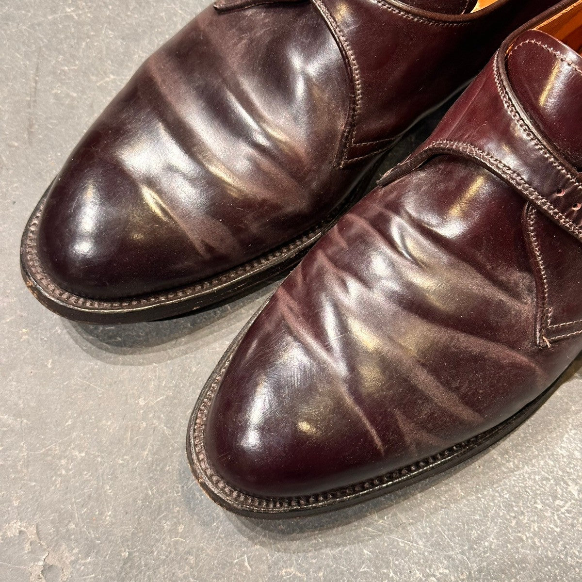 ALDEN】オールデン 954 シングルモンク コードバン ダークバーガンディ