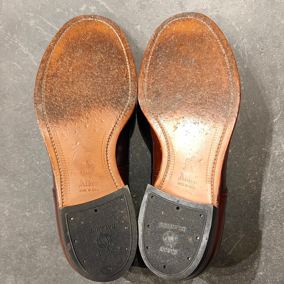 希少 使用数回【ALDEN】オールデン 125周年記念限定モデル 54951 V