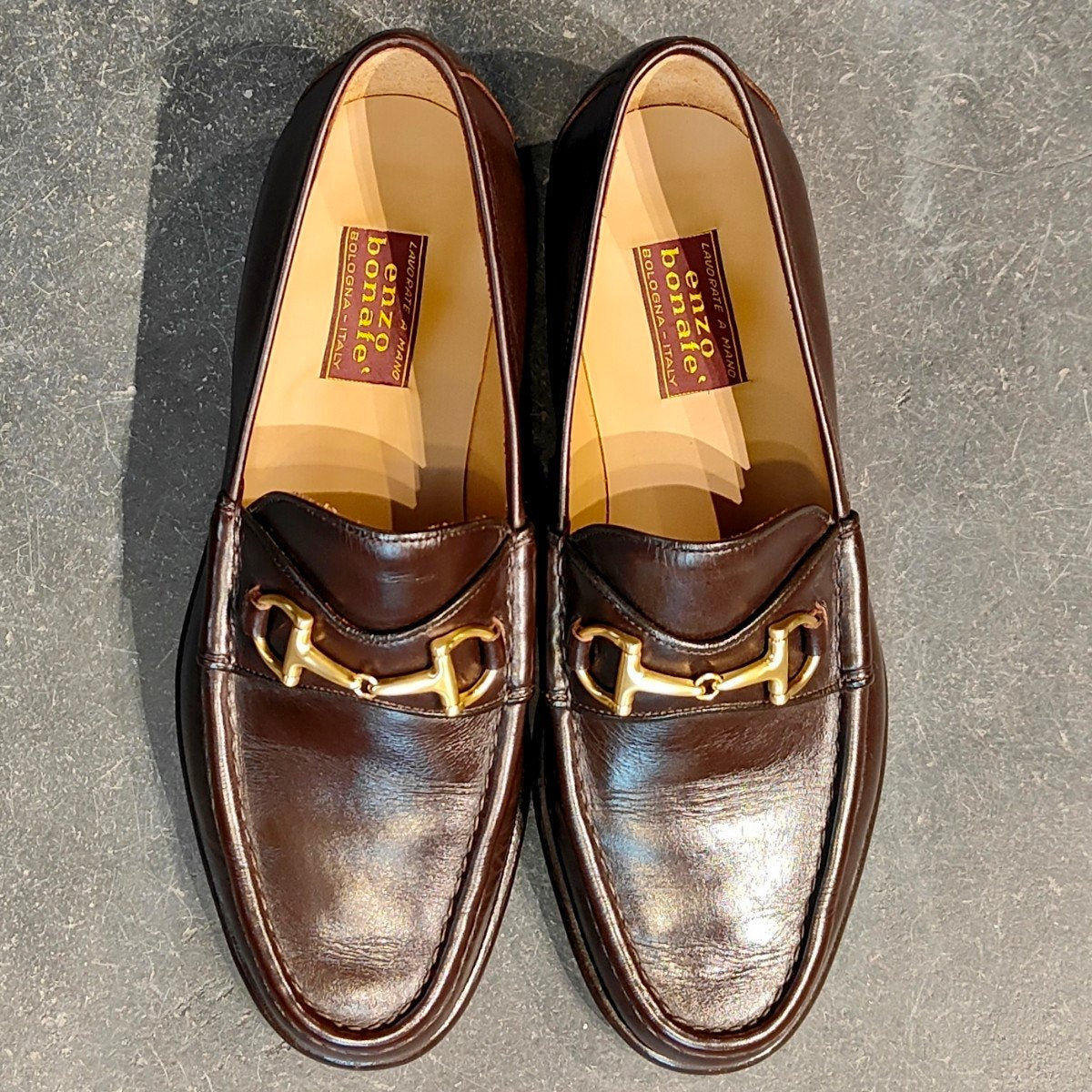 使用数回 【Enzo Bonafe】エンツォボナフェ 2695 ビットローファー