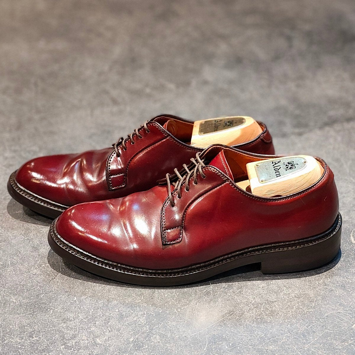 ALDEN】オールデン 990 プレーントゥ コードバン ダークバーガンディ