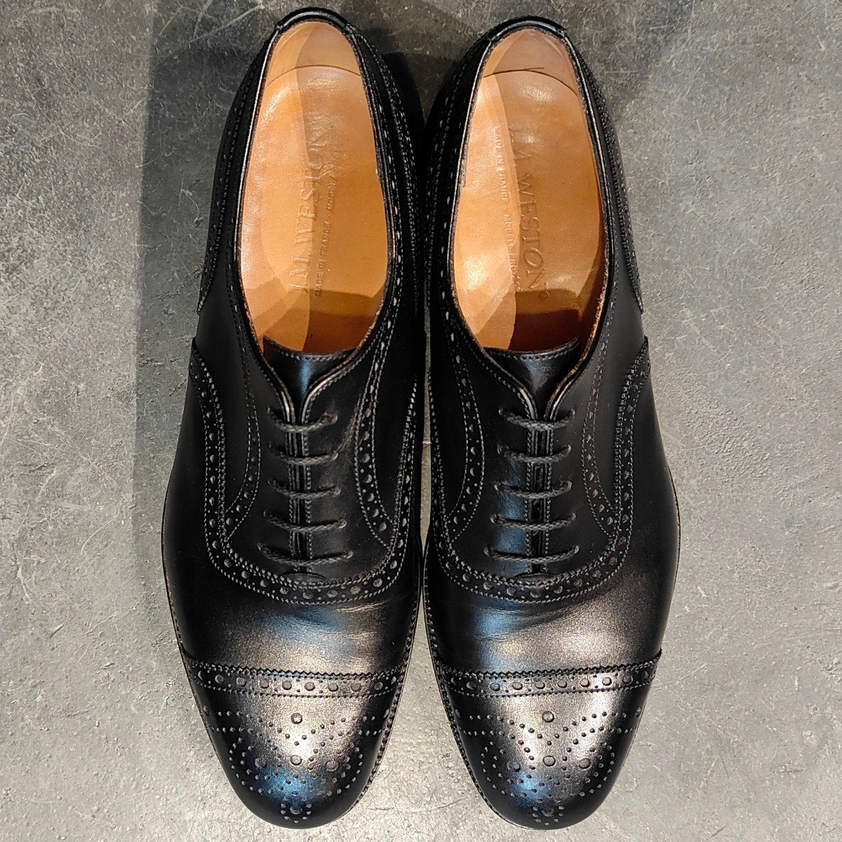 希少 使用数回 【J.M.WESTON】ジェイエムウエストン 310 セミブローグ