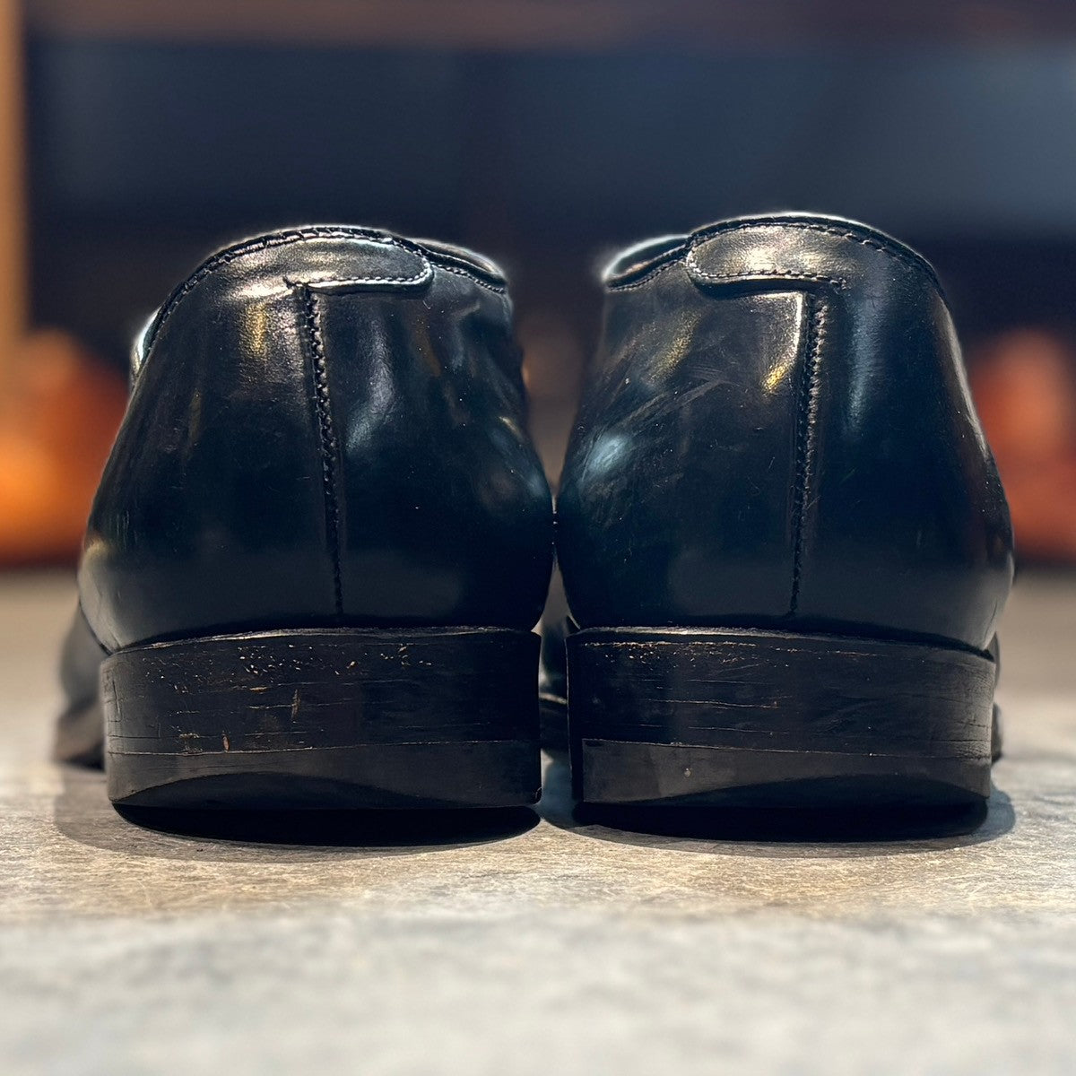 Alden】オールデン レザーシューズ 54331 Vチップ コードバン ブラック