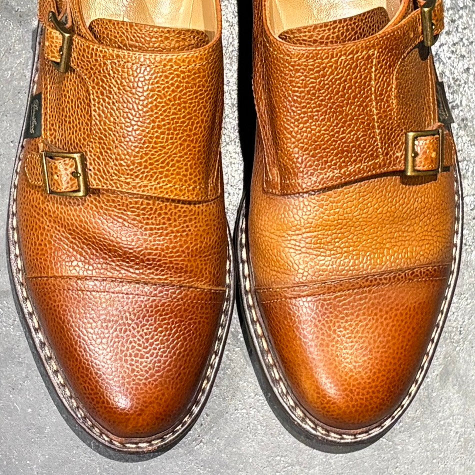 Paraboot】パラブーツ レザーシューズ ウィリアム ダブルモンク