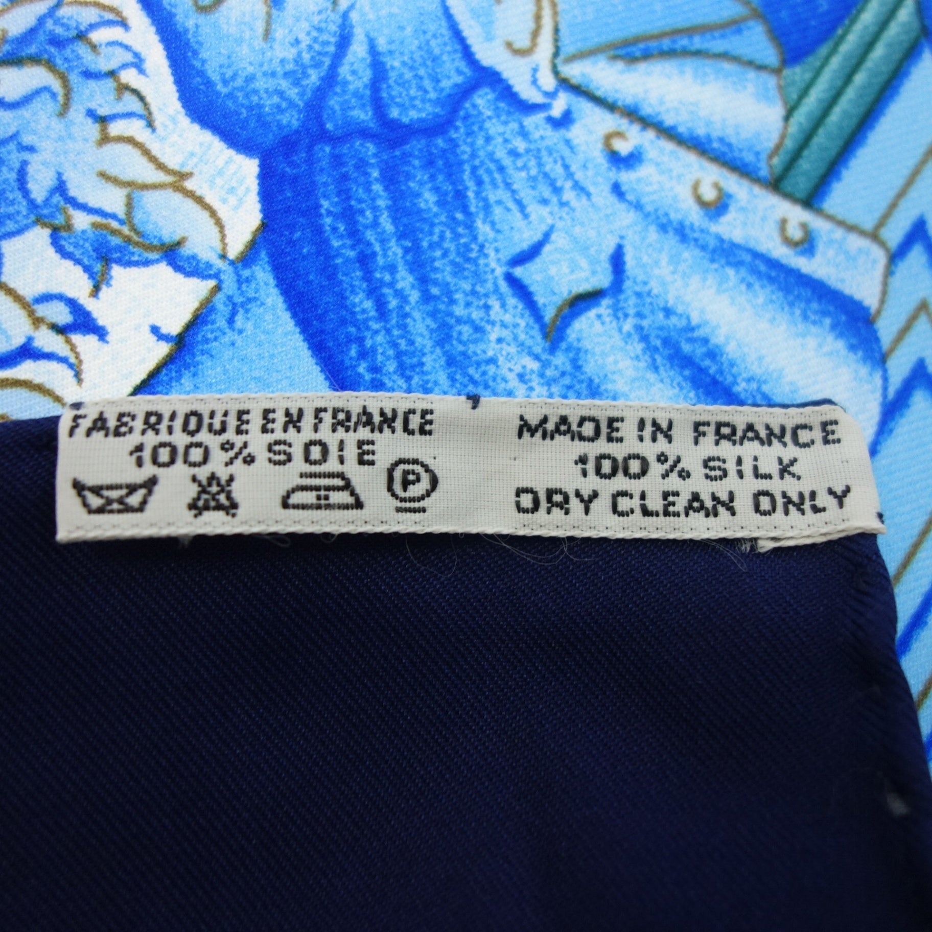 HERMES】エルメス カレ90 AZVLEJOS アズレージョ スカーフ シルク100