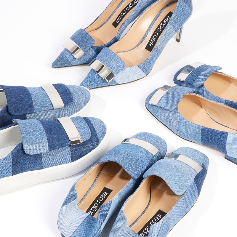 Sergio Rossi（セルジオ ロッシ）』より「sr1 for デニム de ミライ