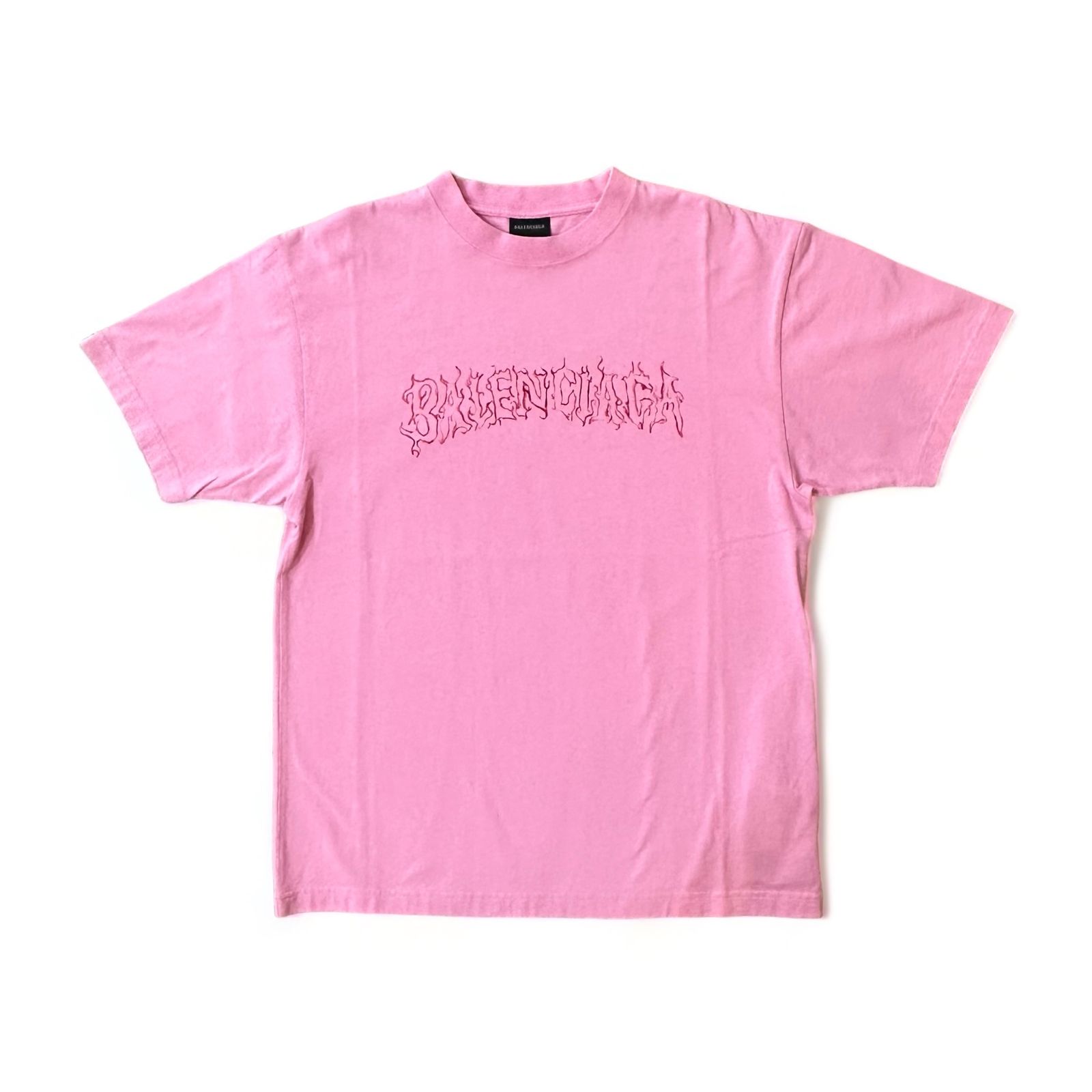 BALENCIAGA - ロゴグラフィック プリント Tシャツ / ピンク