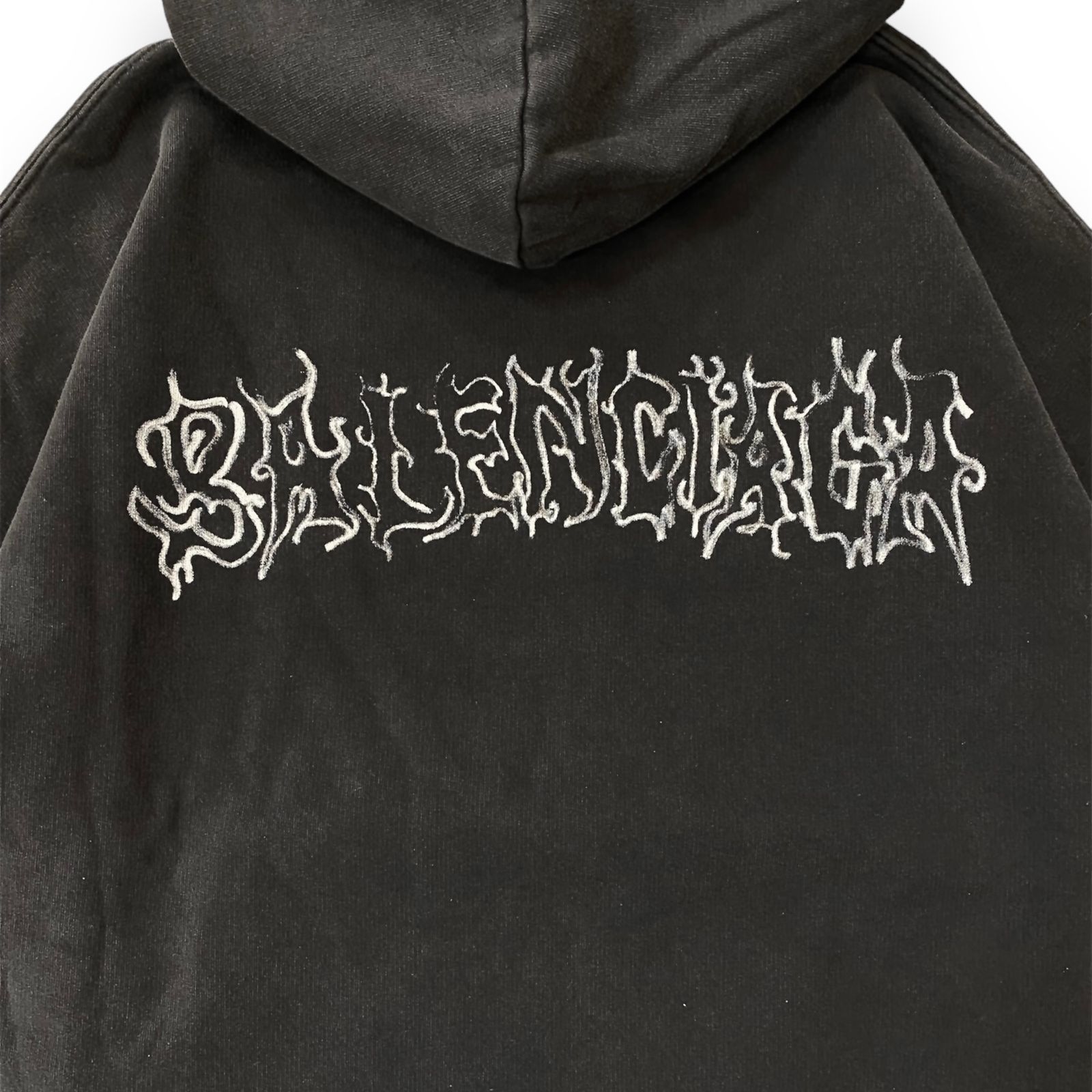 BALENCIAGA - DIY METAL OUTLINE HOODIE リサイクルミディアムコットン