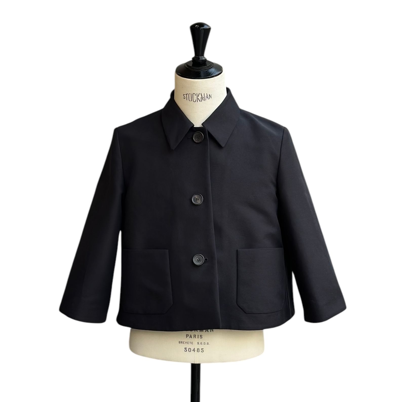 MARNI - マルニシンボル入り クロップドジャケット / ブラック / 25SS