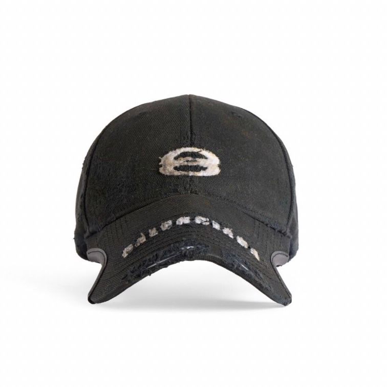 BALENCIAGA - UNITY SPORTS ICON / ダメージ加工 / CAP / ブラック