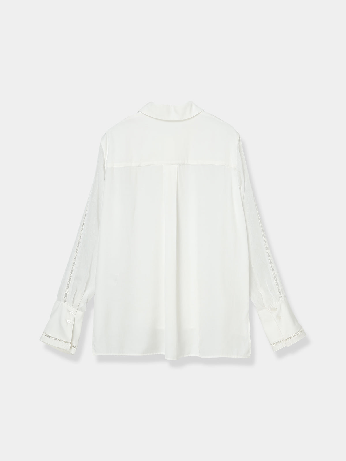 Orchid Embroidered Collar Shirt – L'AUBE BLANC
