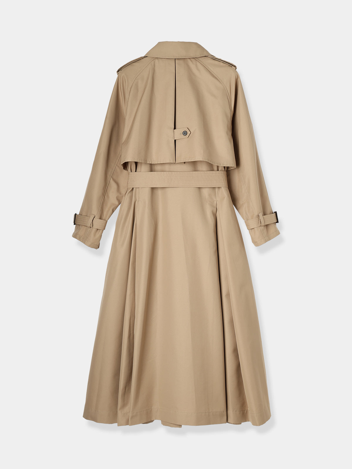 Belted Flare Trench coat – L'AUBE BLANC