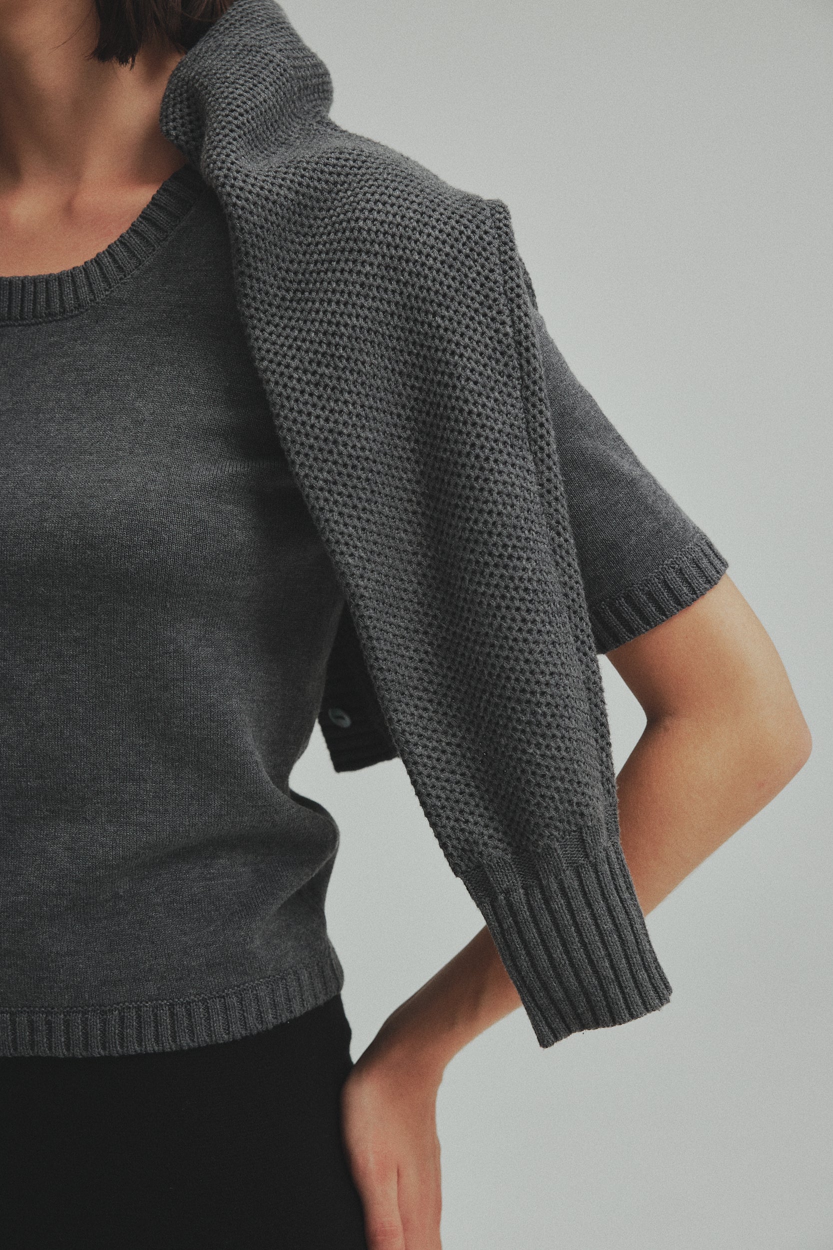 再入荷】Basket Knit Cardigan – L'AUBE BLANC