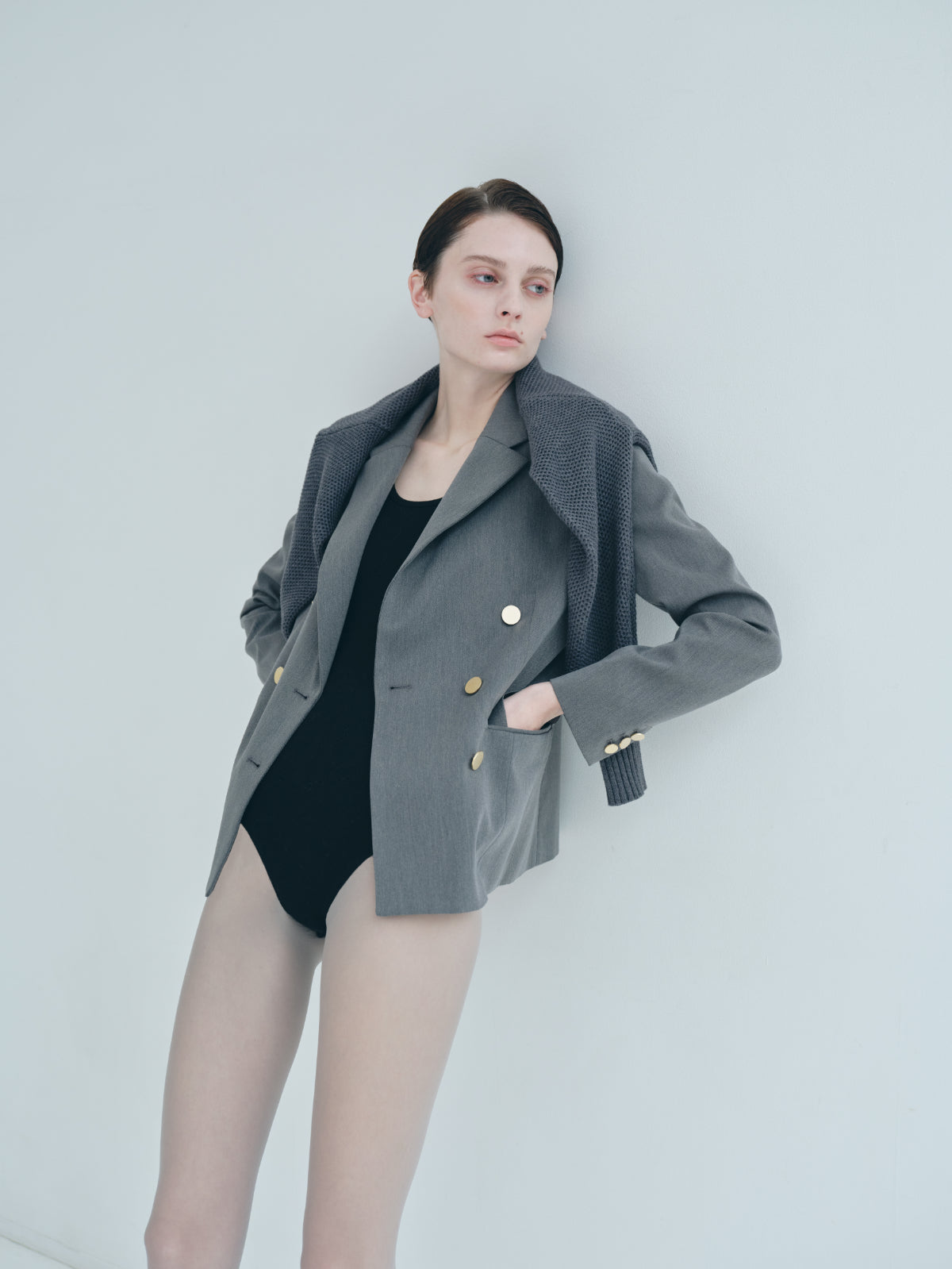 Double breasted Blazer – L'AUBE BLANC