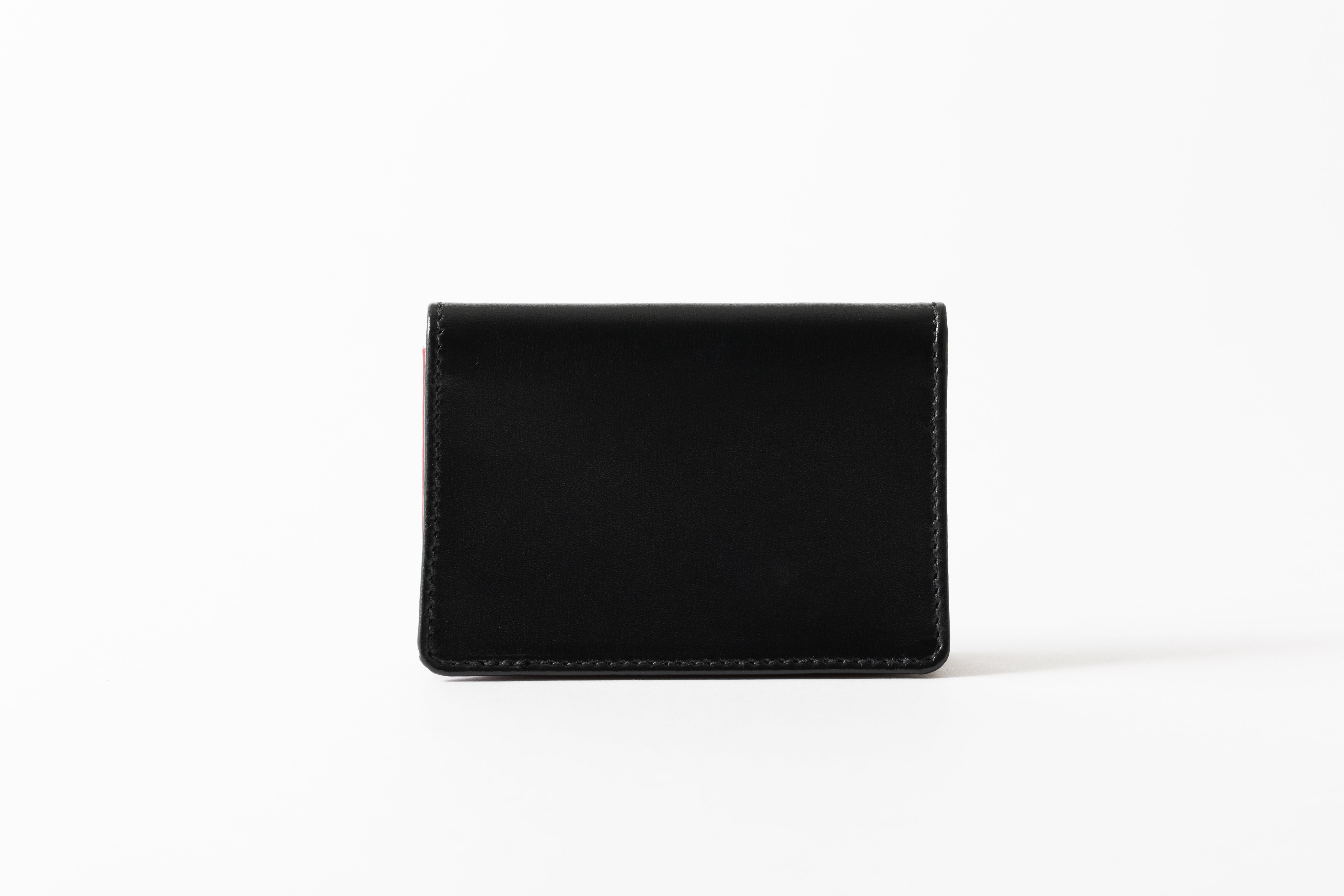予約商品 名刺入れ Black TrafficRed | Business card case ブラック