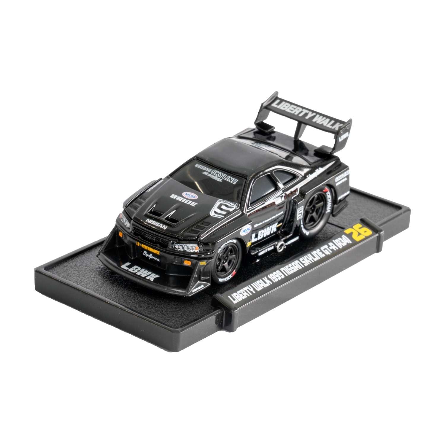 Muscle Machines 1/64 LB WORKS ER34 Black Mijo Exclusives - LB