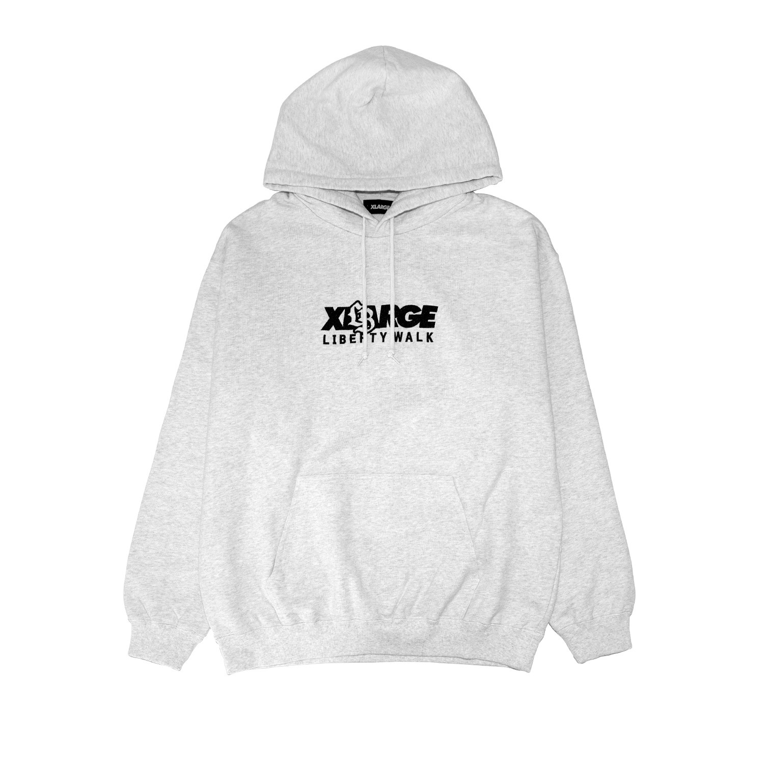 LIBERTY WALK×XLARGE WALK HOODED SWEATSHIRTS GRAY - LB-ONLINE STORE