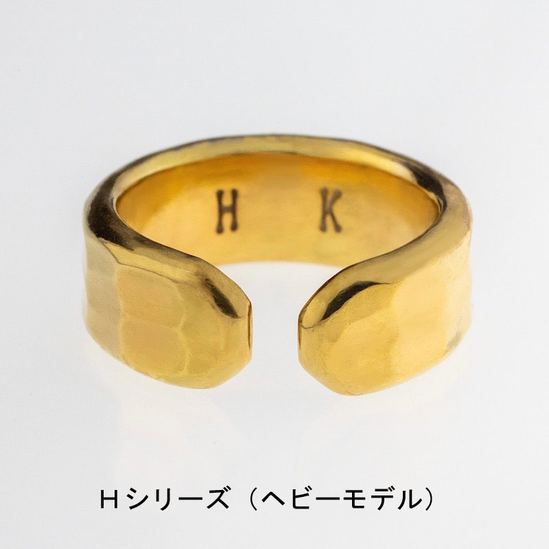 HKファクトリー / Silver950 マウスピースリング / 24K 金メッキ / 太