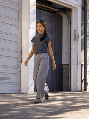 Mock Neck Knit Top – Lenviera