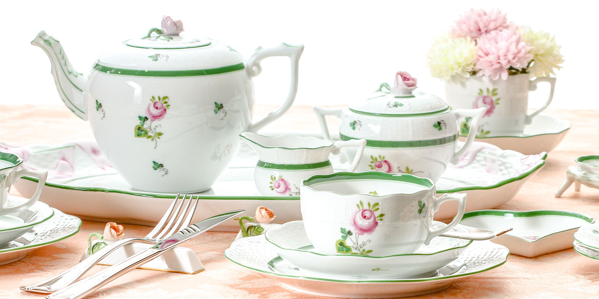 ヘレンド (HEREND) アポニーグリーン 00527-0-47 ウォールクロック