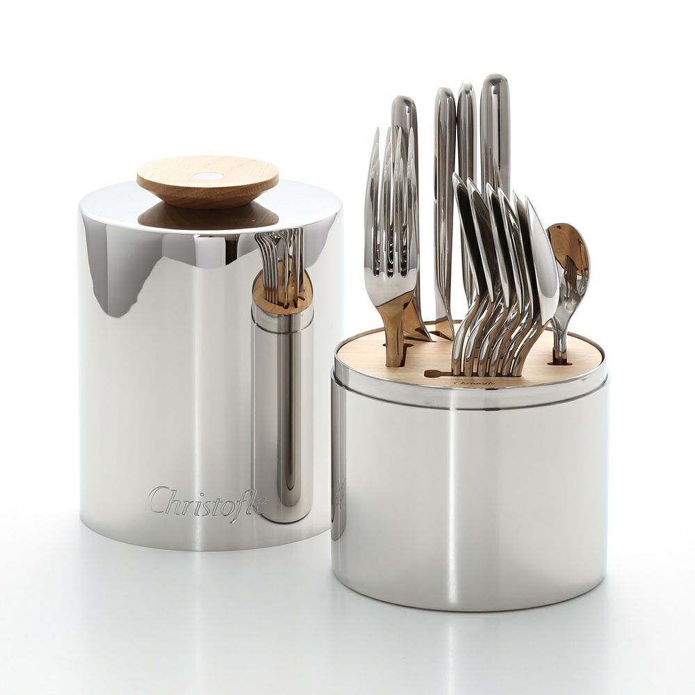 Christofle カトラリーセット 30点 木製ケース付き Christofle