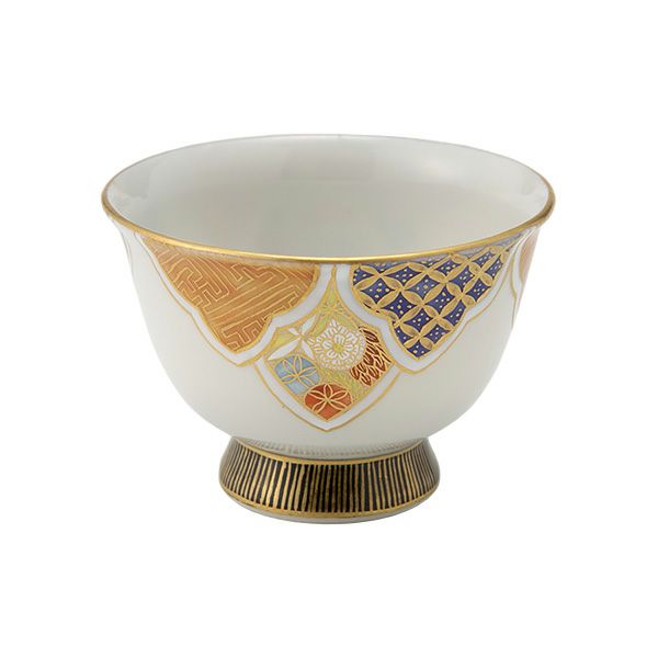 京焼・清水焼 抹茶碗（小茶碗） T00142 黒地金彩桜詰 | ブランド洋食器