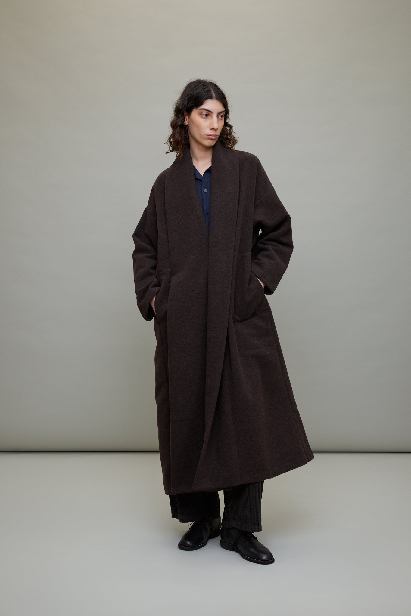 Elena Coat in Bark – L'ENSEMBLE
