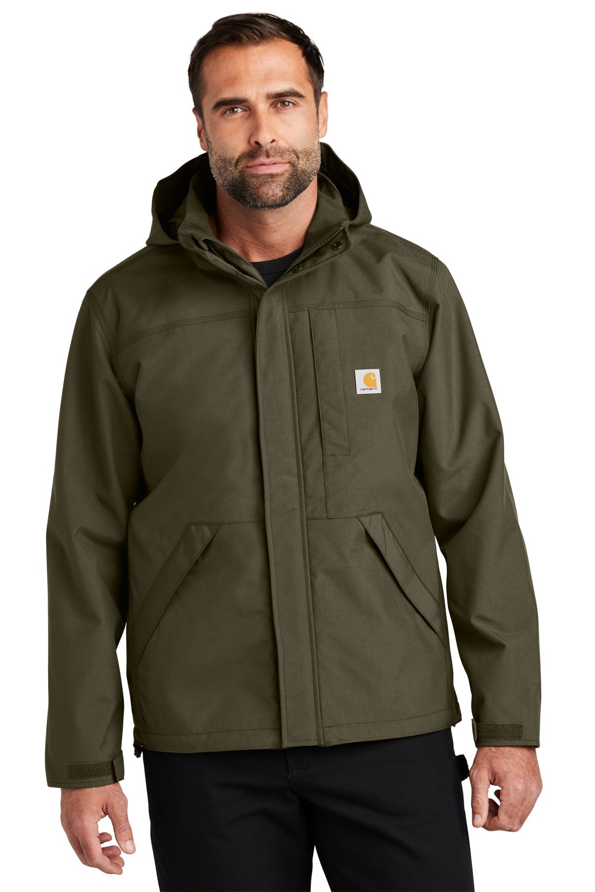 Custom Carhartt Storm Defender Shoreline Jacket CT104670 Moss