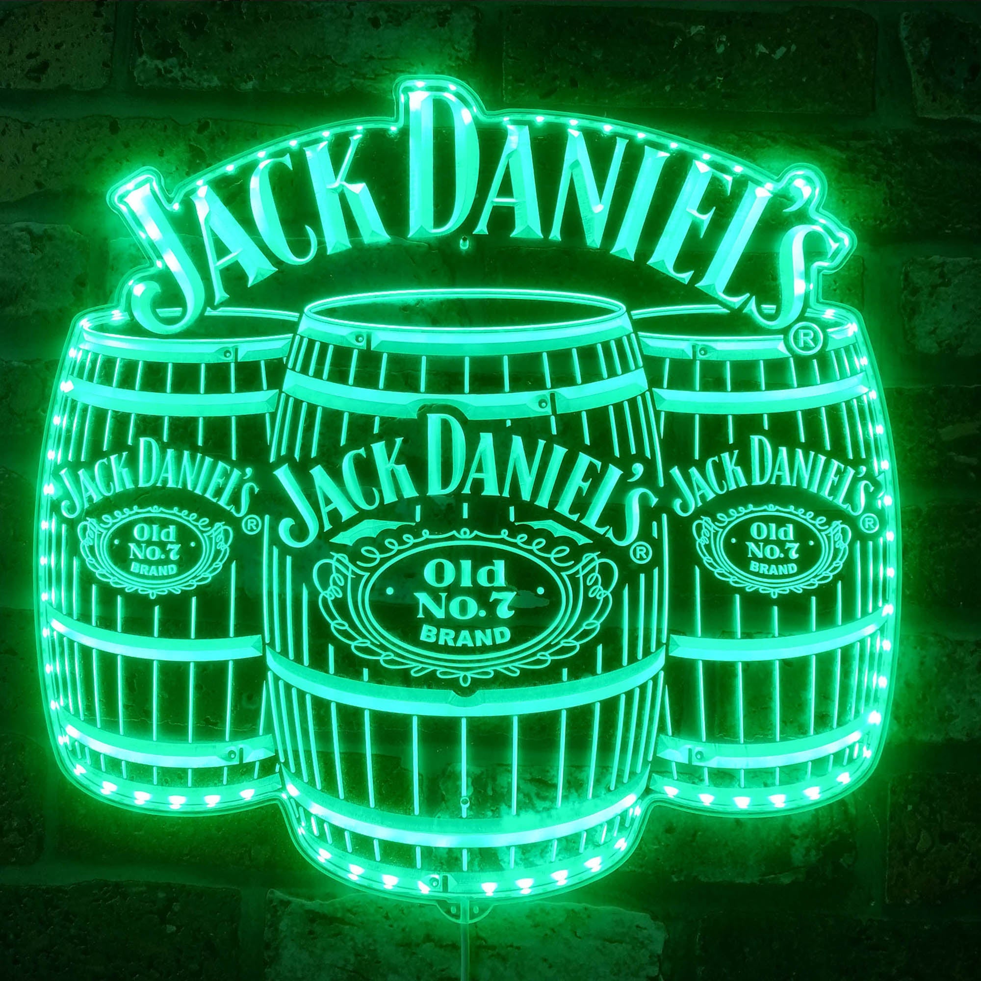 Jack Daniels Dynamic RGB Edge Lit LED Sign | ledlabcave