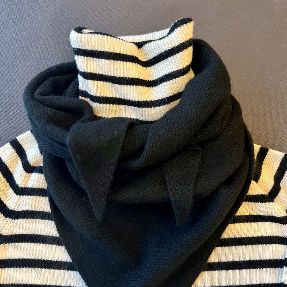 ASAUCE MELER】セール戦利品②トライアングルニットスカーフを購入 | LEE