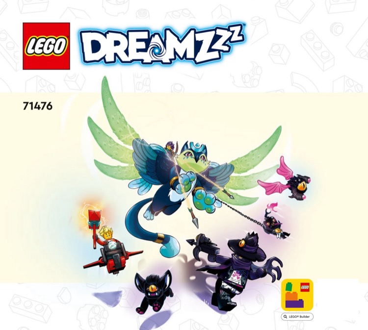 LEGO Instructions for set 71476 Zoey and Zian the Cat-Owl