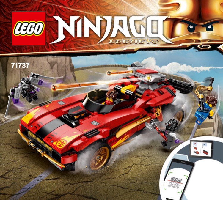 LEGO Instructions for set 71737 X-1 Ninja Charger, Ninjago - Rebooted