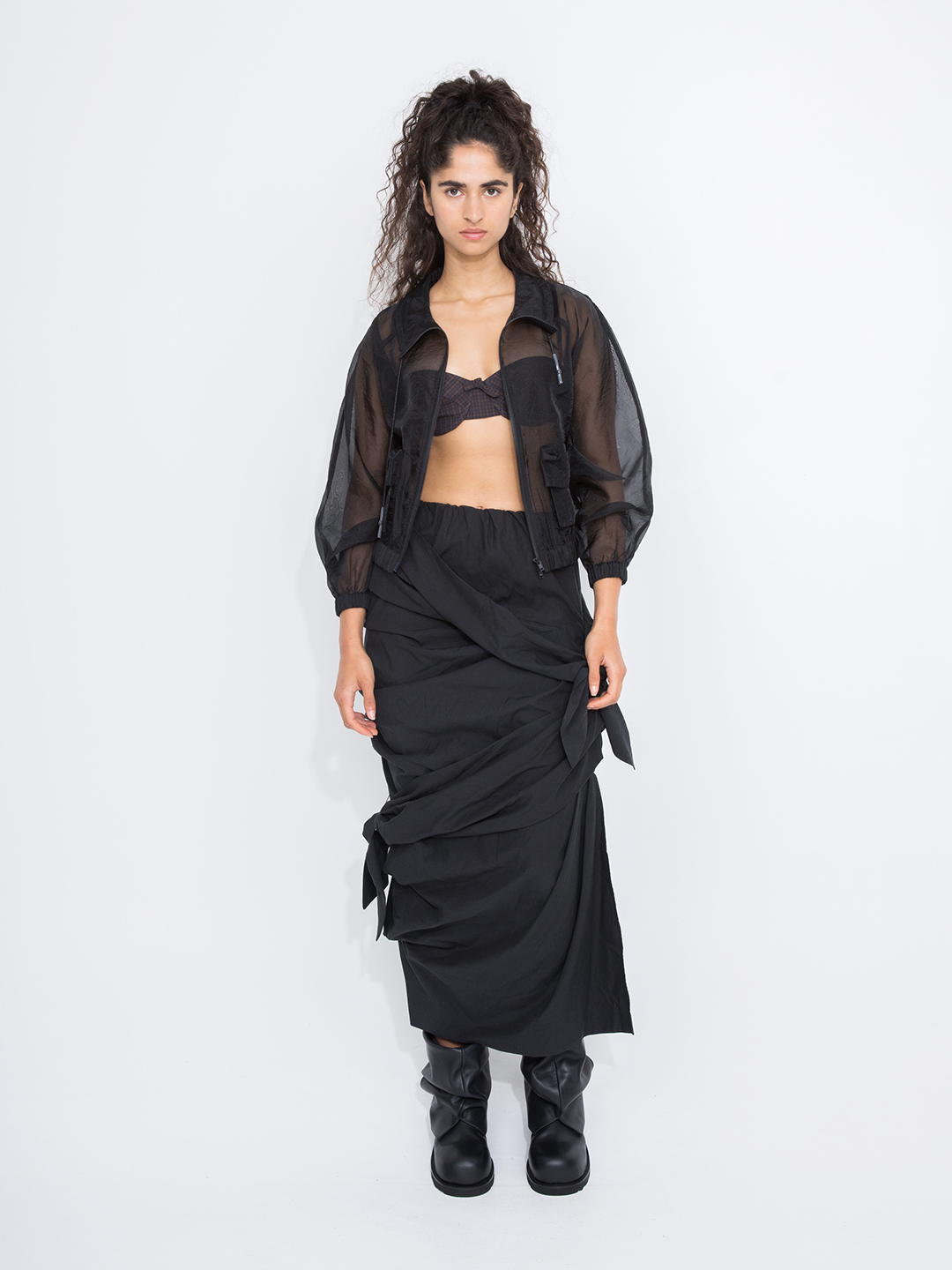 Check Bra Top/Brown | leinwände | ラインヴァンドの公式オンラインストア