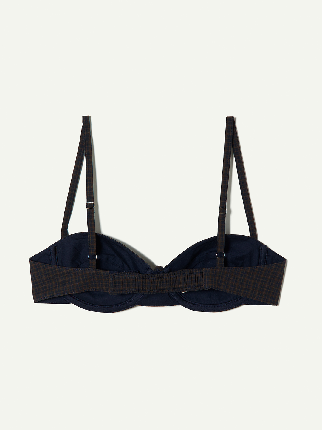 Check Bra Top/Brown | leinwände | ラインヴァンドの公式オンラインストア