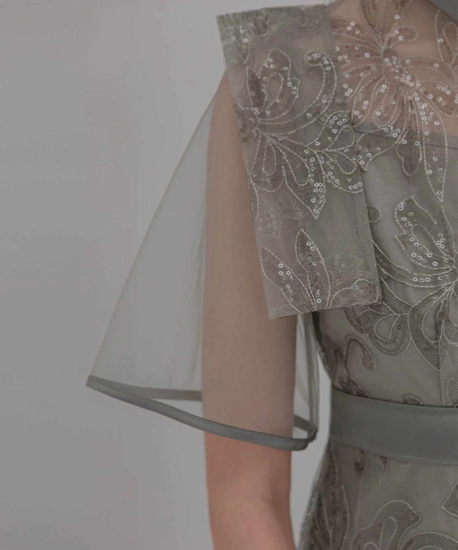 一部当日発送】フラップデザインフラワースパンコールAラインドレス