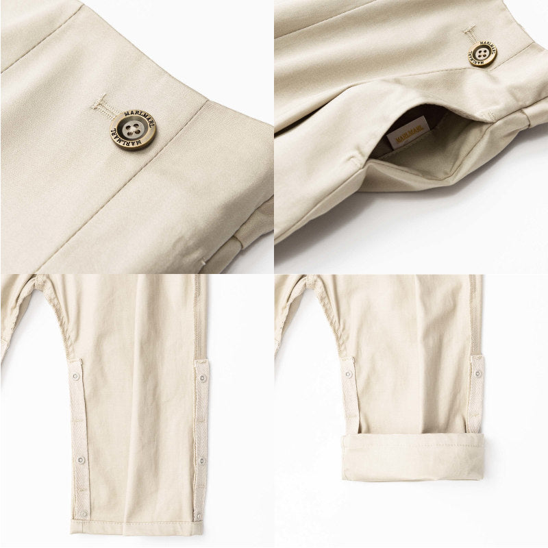 MARLMARL（マールマール） slacks スラックス サスペンダー付パンツ