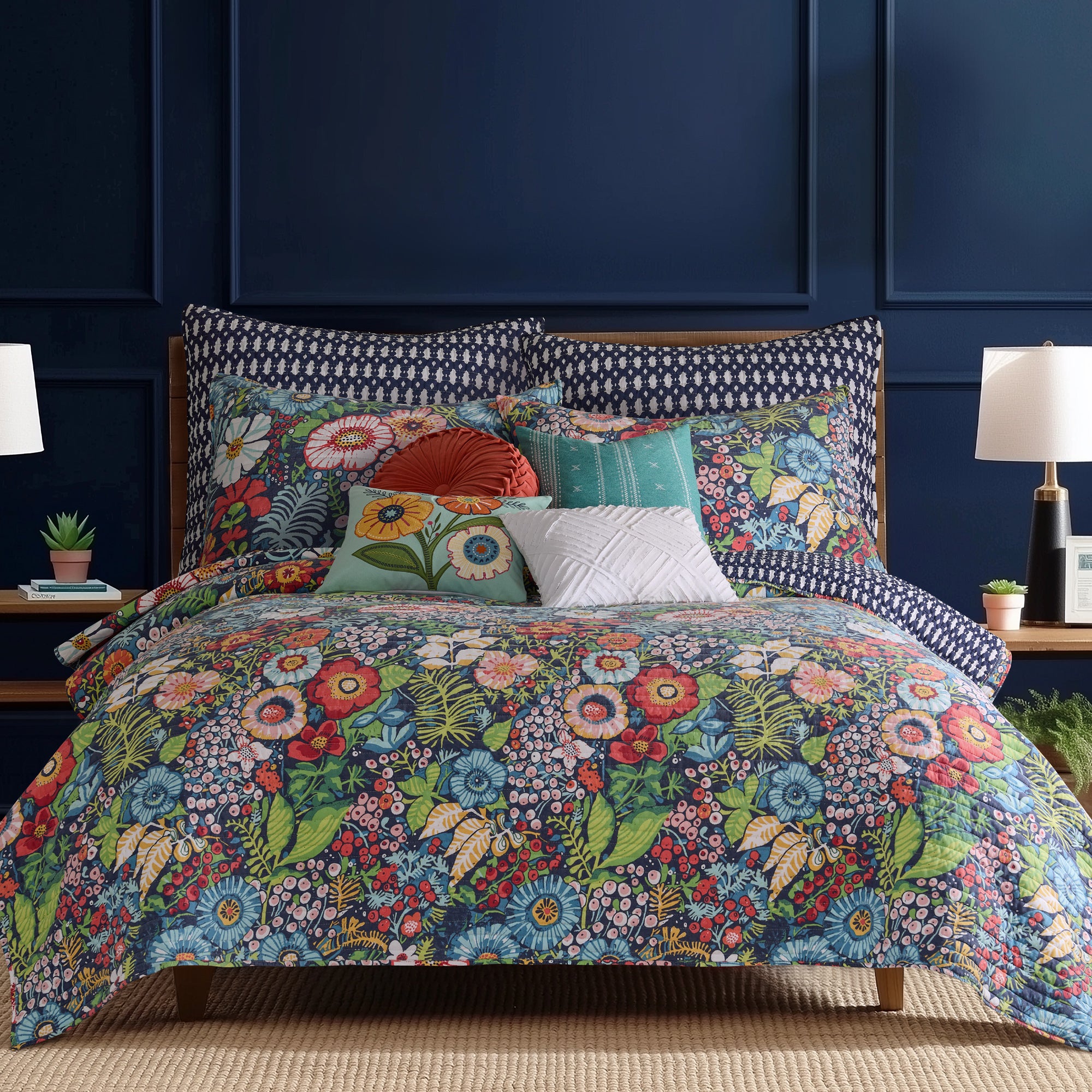 Levtex Home Night Garden Quilt Set - Rayon