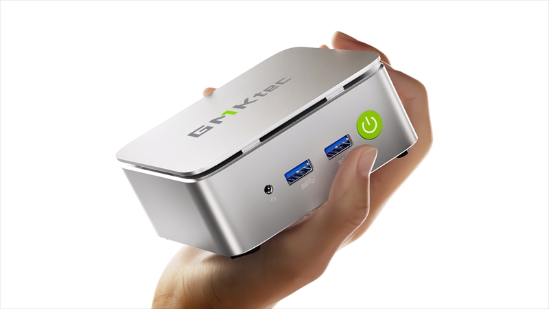 4万円切り！GMKtec、Ryzen 5 3500U搭載手の平サイズのミニPC「GMKtec