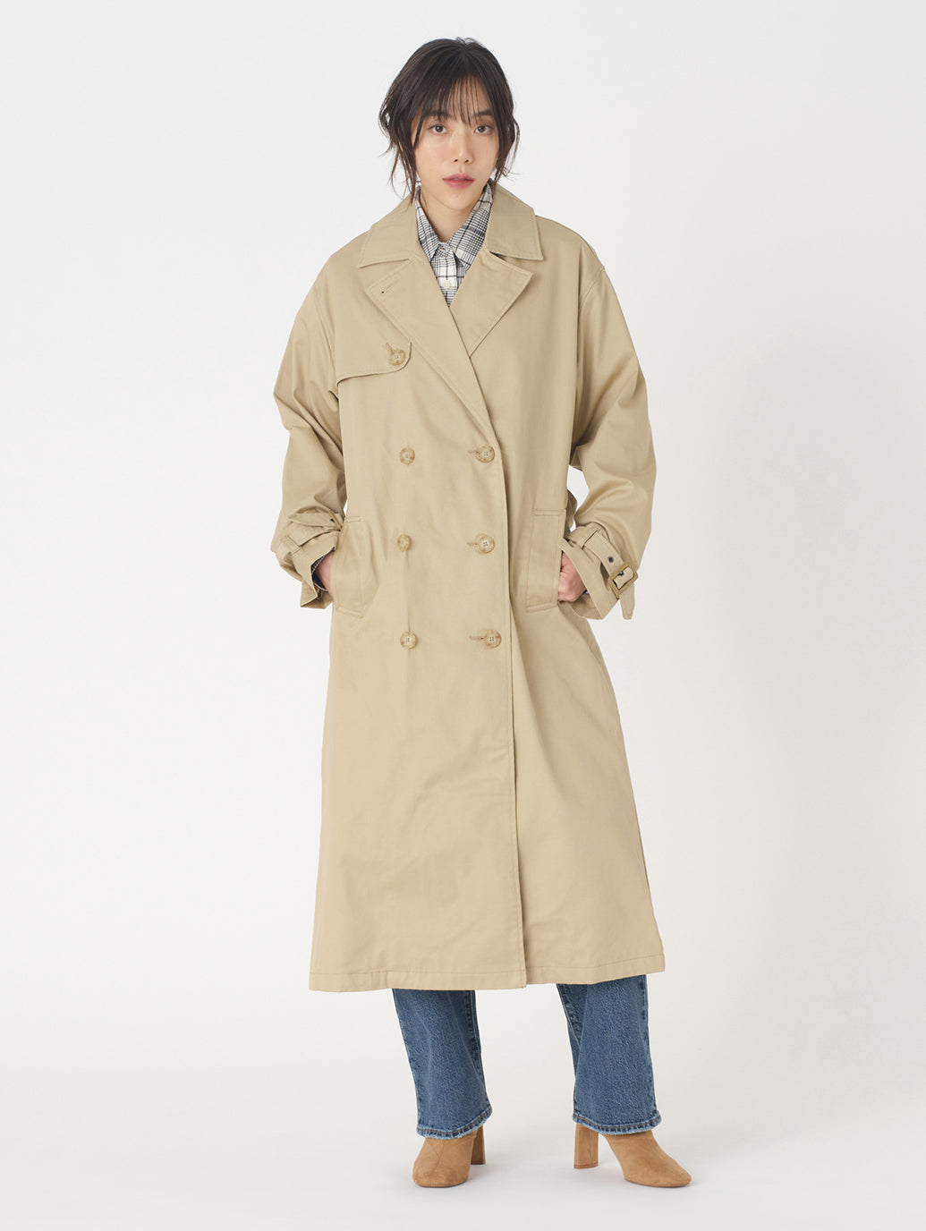 ❣️heyco公式アカウント01❣️バーバリー トレンチコートL burberry