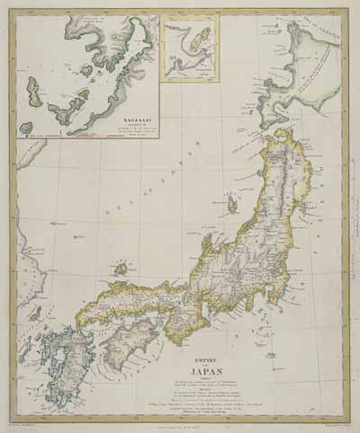 西洋古版日本地図一覧 - 1800年代