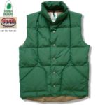 シェラデザインズダウンベストグリーンDOWNVEST7981Green60/4064クロス