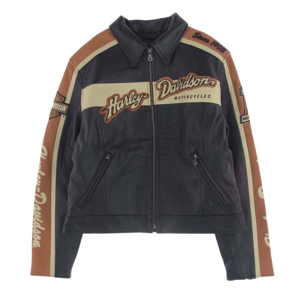 ☆ハーレーダビットソン☆本革/レザージャケット /ブラウン☆Sexy&cool☆