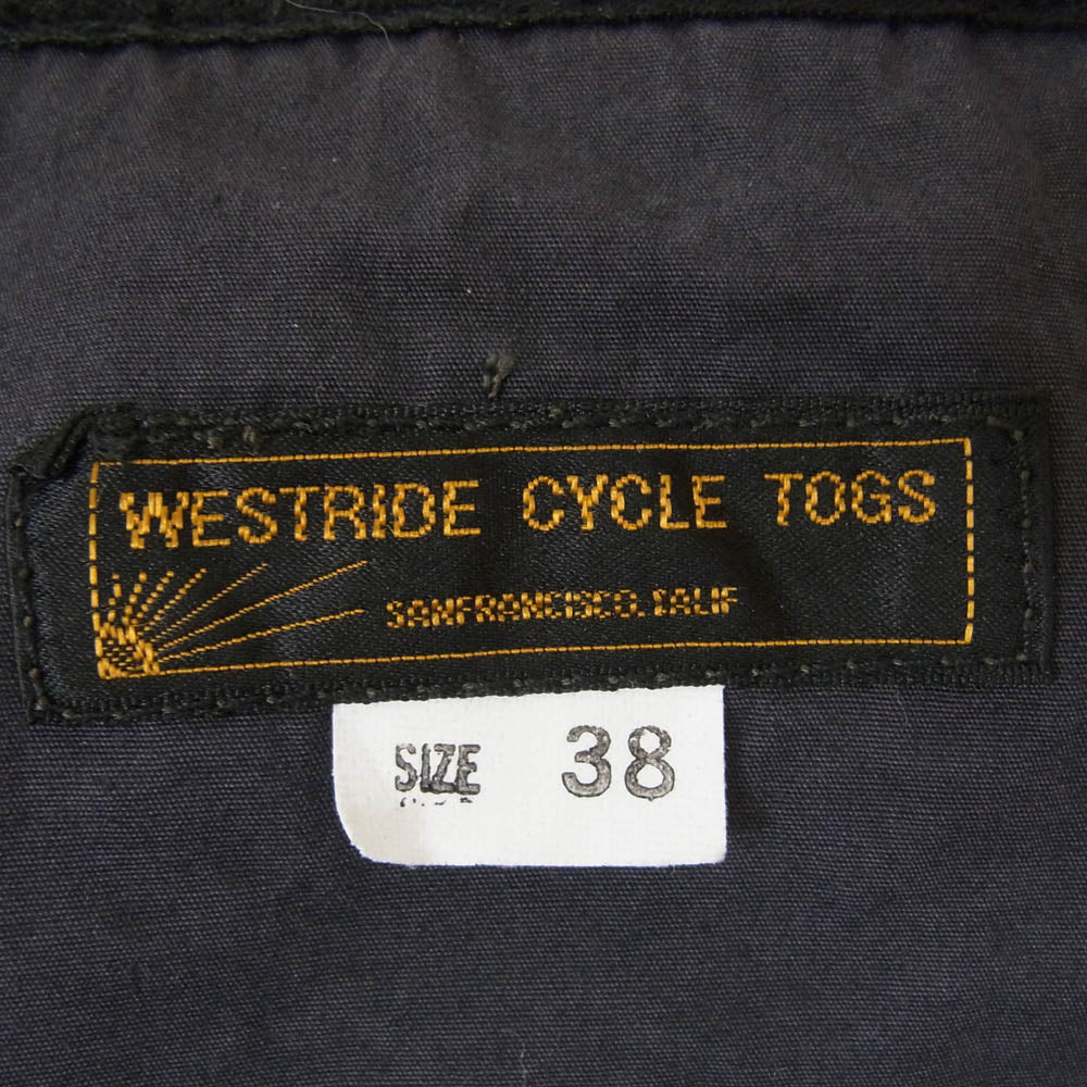 WESTRIDE ウエストライド CYCLE TOGS ベスト ブラック系 38【中古