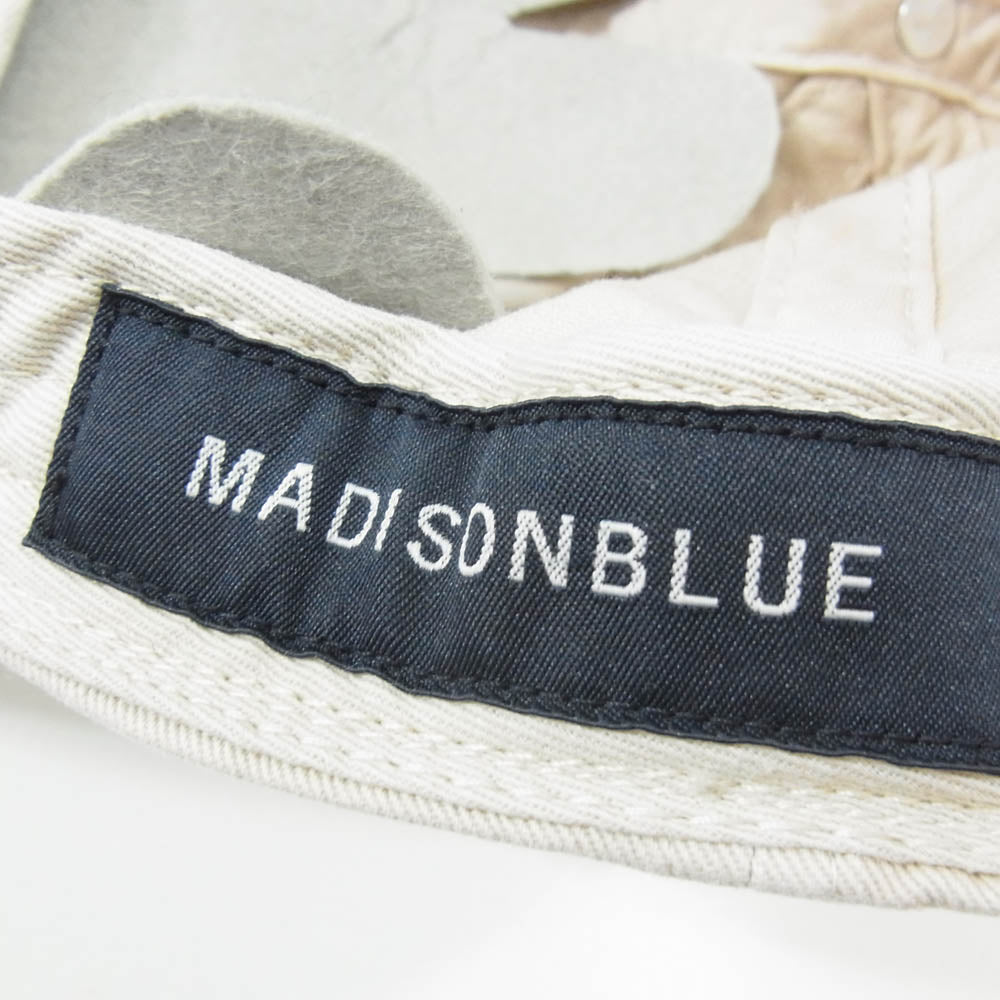 MADISON BLUE マディソンブルー MB241-9102EX B CAP ロゴ 刺繍