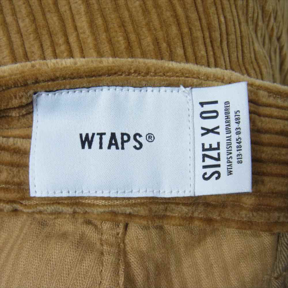 WTAPS ダブルタップス 21AW 212TQDT-PTM02 TUCK 02 TROUSERS COTTON
