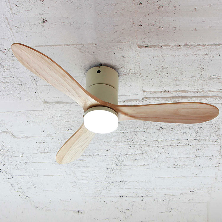 Modern Collection LED シーリングファン REAL wood blades (昼白色