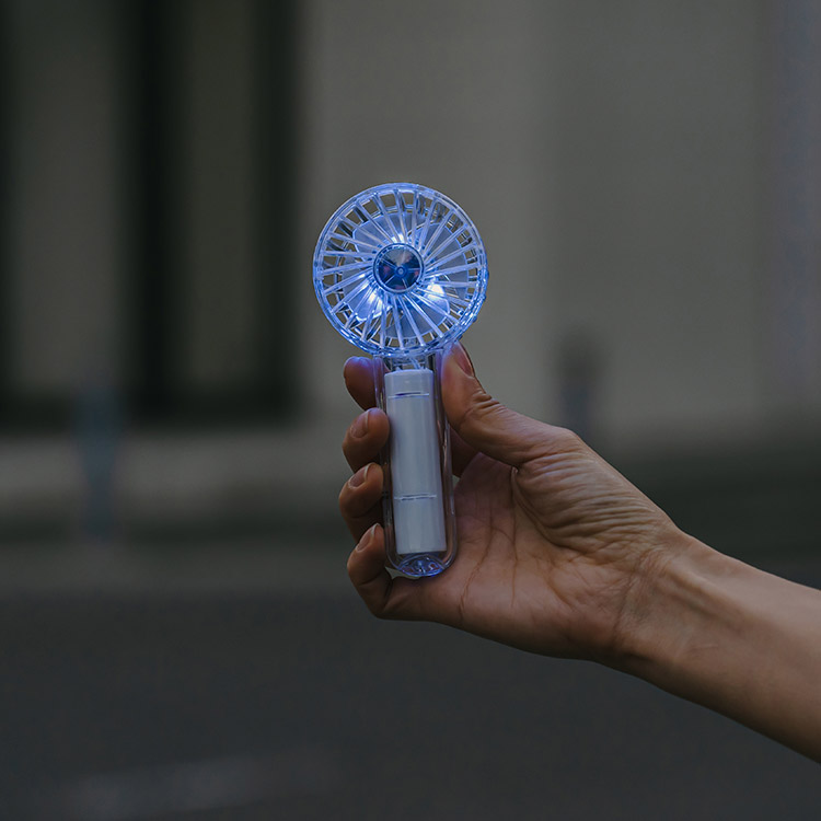 ミニクリアファン LEDライト付 LCAF002 | Life on Products(ライフオン